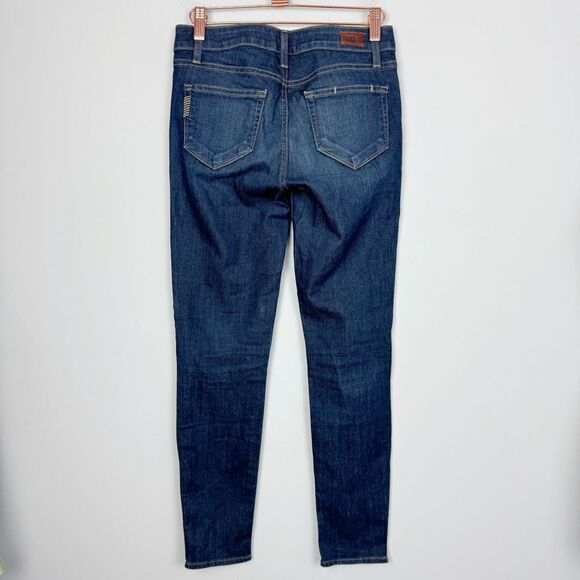 PAIGE | Verdugo Skinny Jeans Zipper Ankles in Amelia Blue Women’s Size 26 (2) - Picture 7 of 10